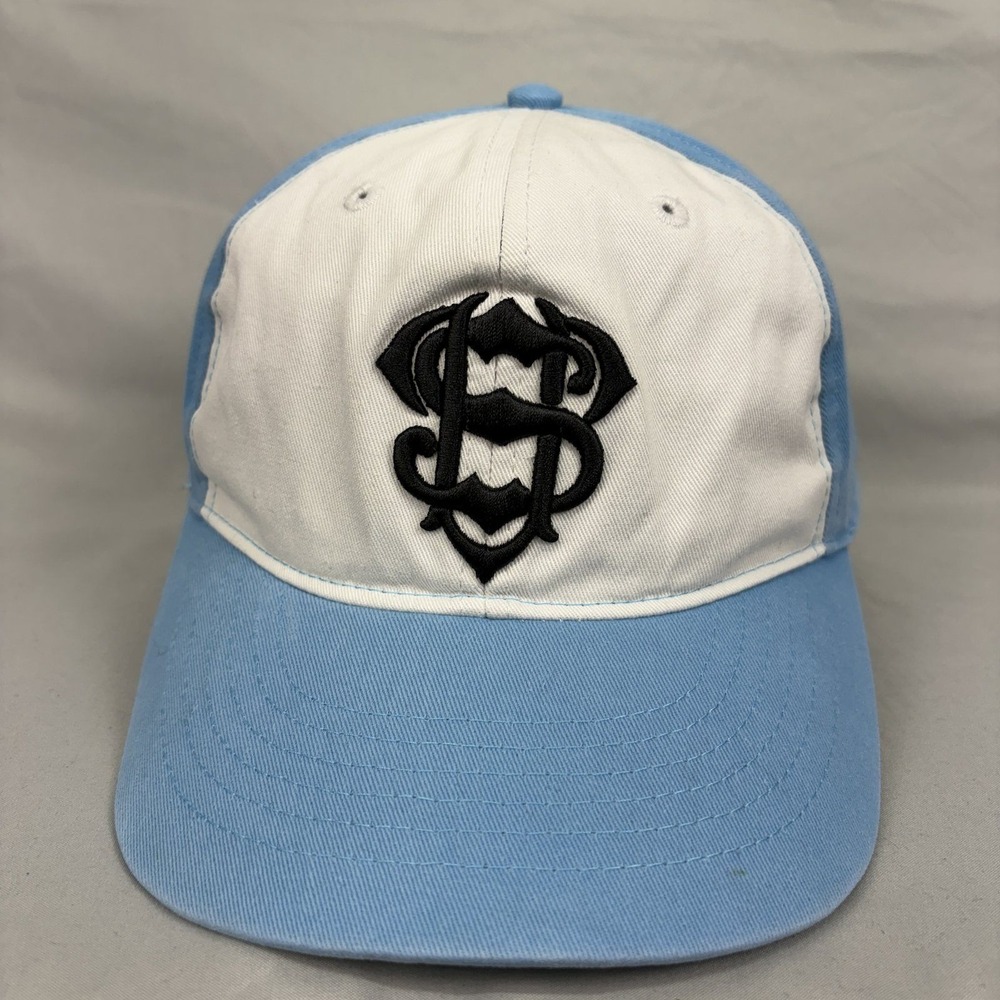 Southpole Hat Snapback Y2K Mens OSFM Blue White Embroidered Logo Cap